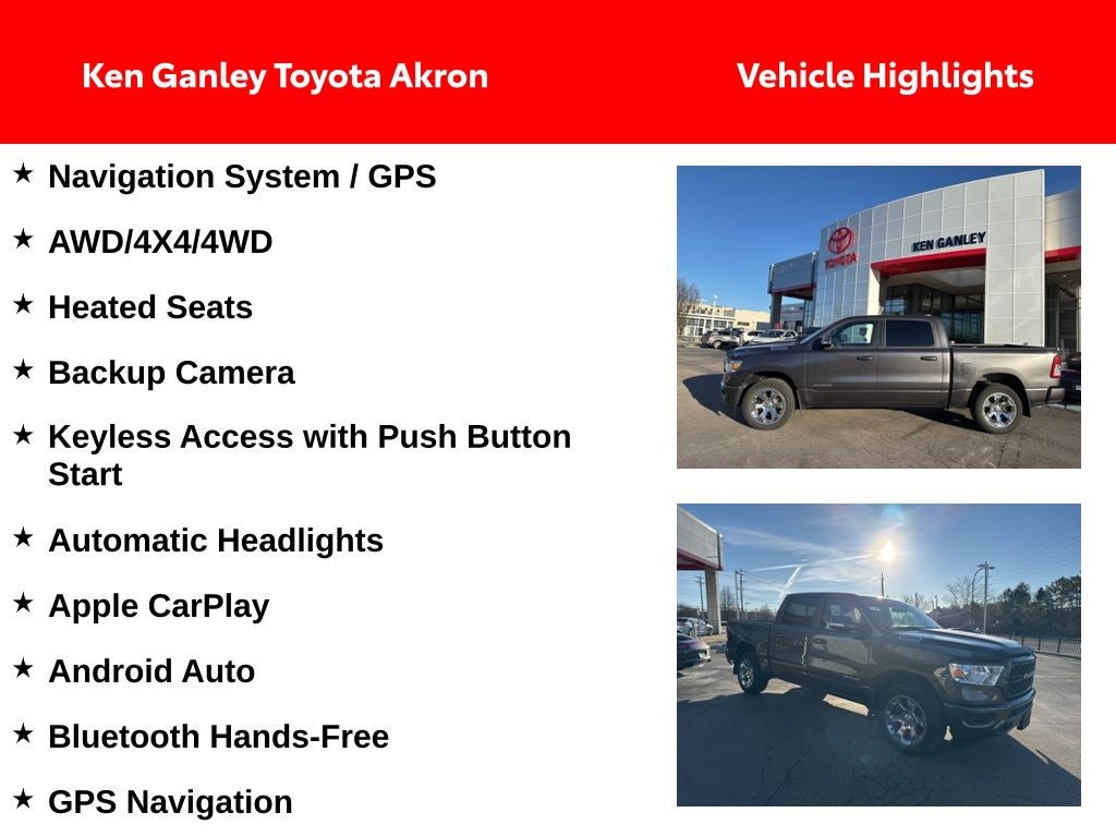 2022 RAM 1500 Big Horn/Lone Star