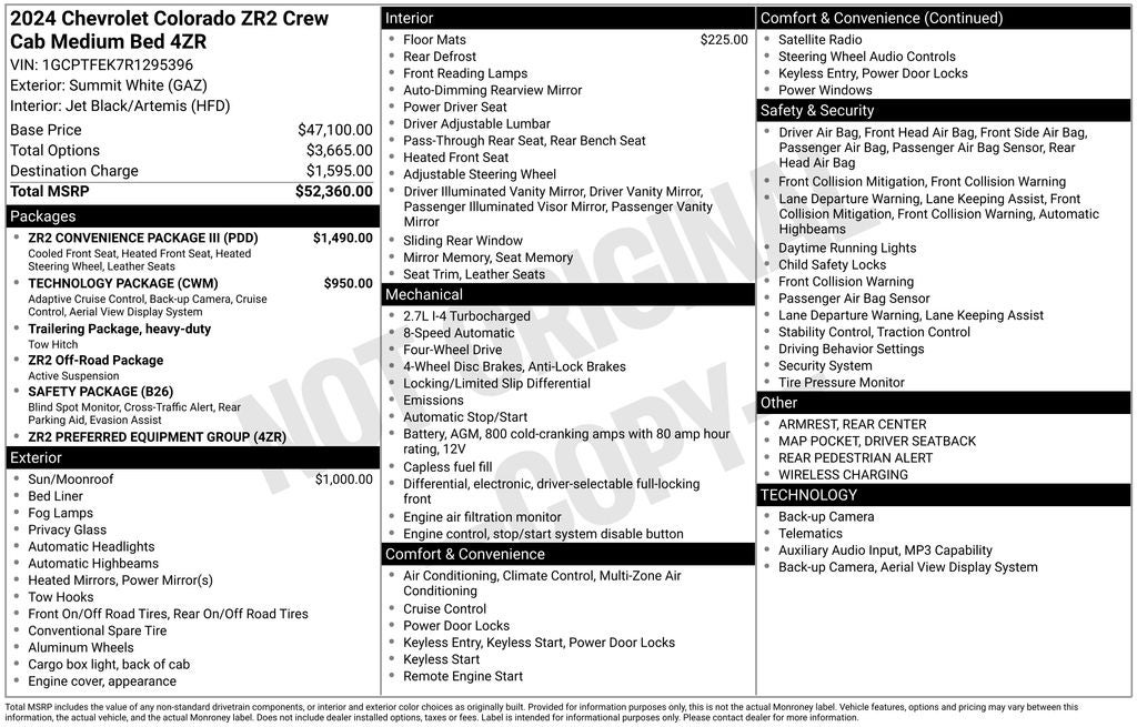 2024 Chevrolet Colorado ZR2