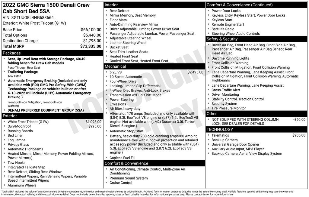 2022 GMC Sierra 1500 Denali