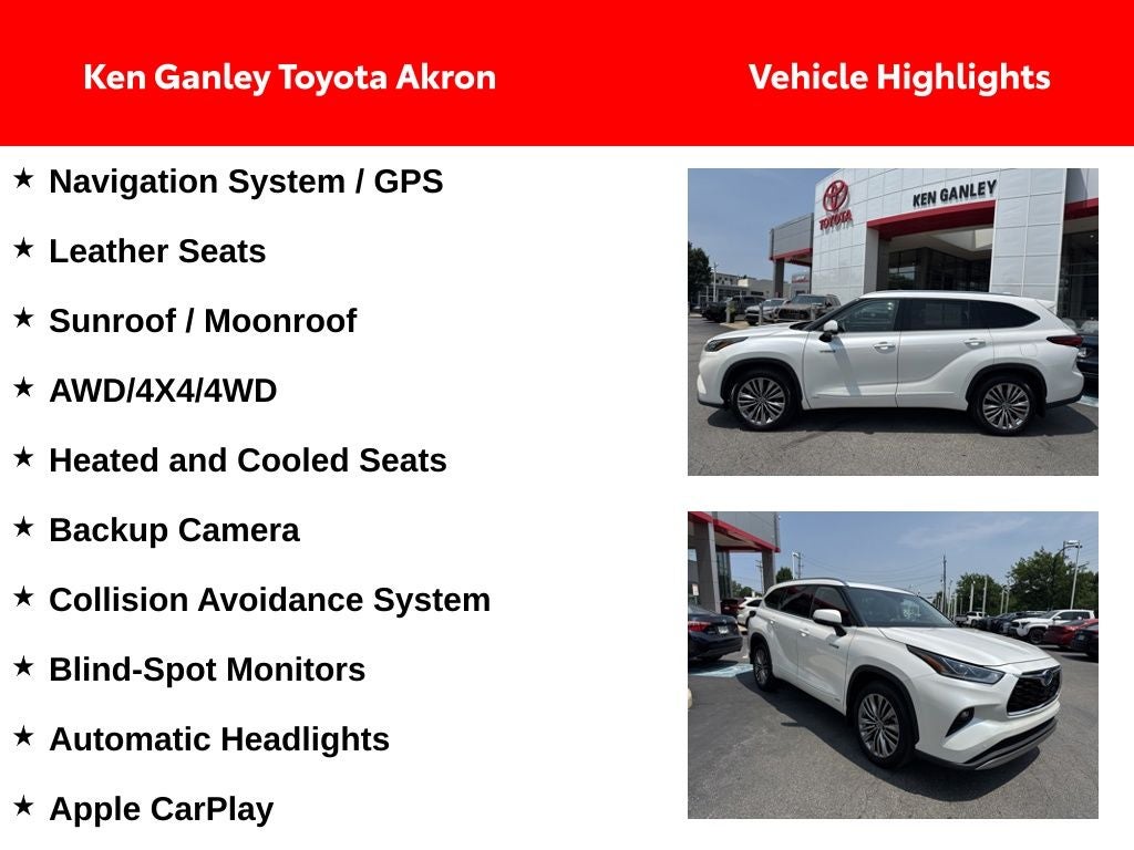 2020 Toyota Highlander Hybrid Platinum