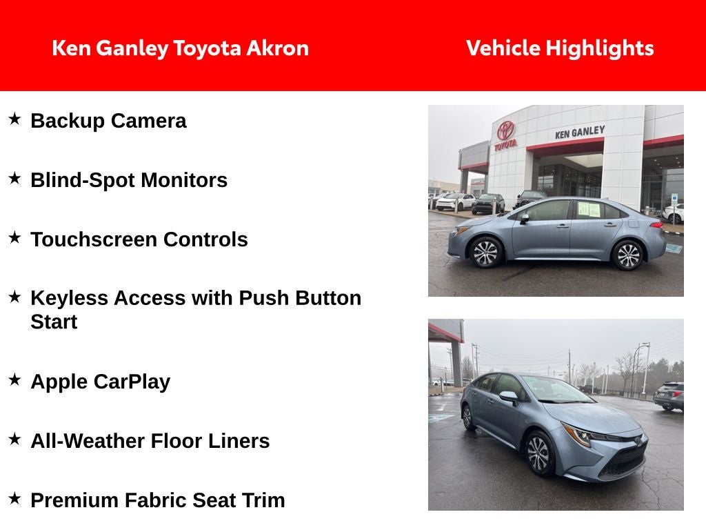 2022 Toyota Corolla Hybrid LE