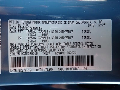 2026 Toyota Tacoma SR5