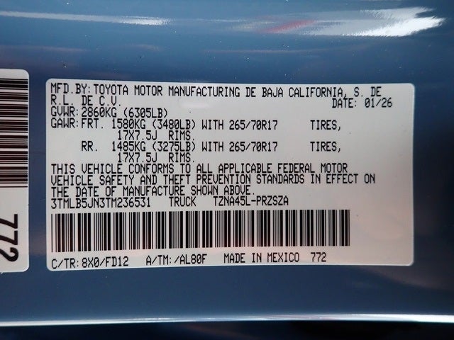 2026 Toyota Tacoma TRD Off-Road