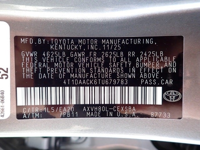 2026 Toyota Camry SE