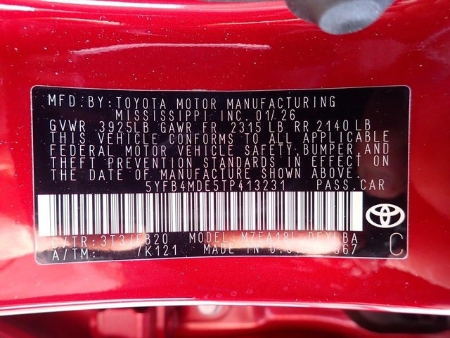 2026 Toyota Corolla LE