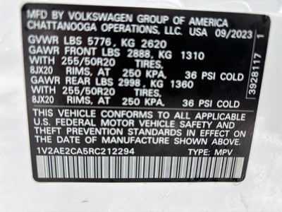 2024 Volkswagen Atlas Cross Sport 2.0T SEL R-Line