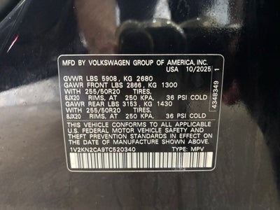 2026 Volkswagen Atlas 2.0T SE w/Technology