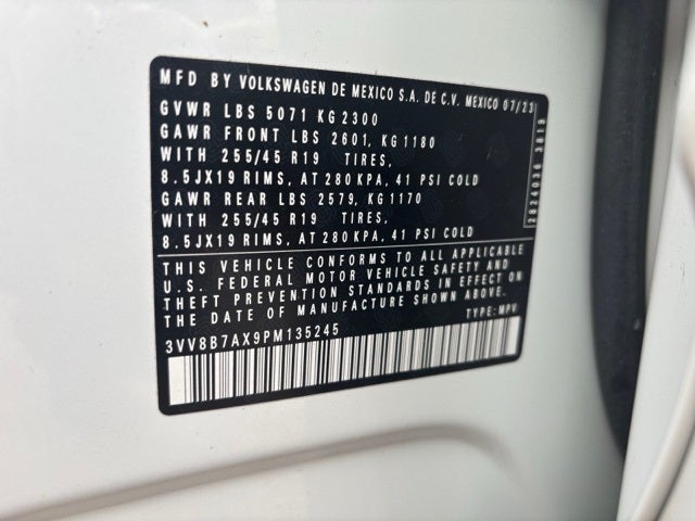 2023 Volkswagen Tiguan 2.0T SE R-Line Black