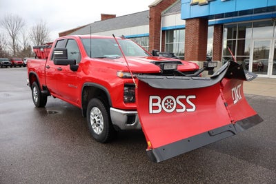 2025 Chevrolet Silverado 2500HD Work Truck w/ Boss V-DXT Snow Plow & Salt Spreader