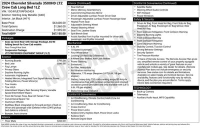 2024 Chevrolet Silverado 3500HD LTZ