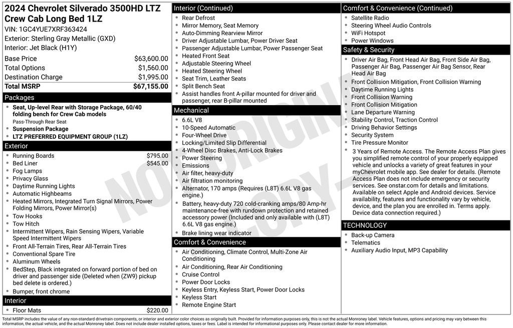 2024 Chevrolet Silverado 3500HD LTZ