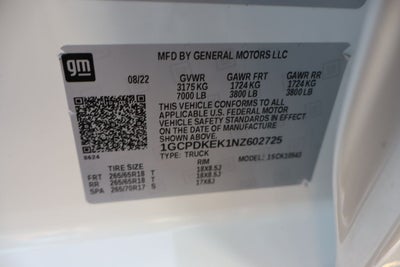 2022 Chevrolet Silverado 1500 LT