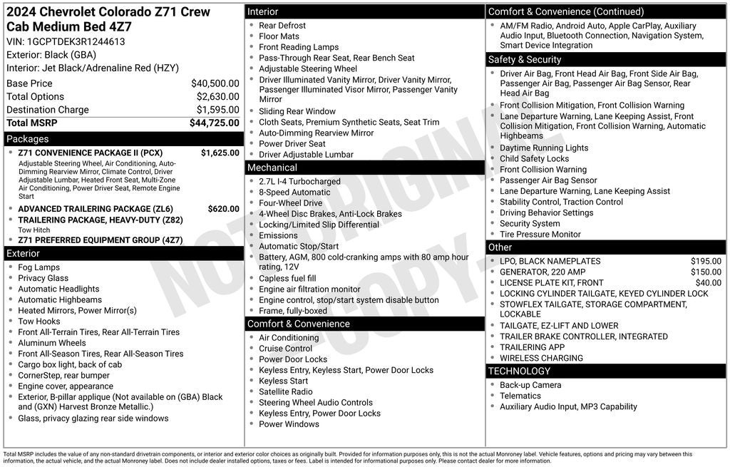2024 Chevrolet Colorado Z71