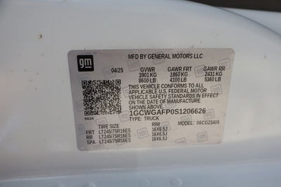 2025 Chevrolet Express 2500 Work Van Cargo w/ Adrian Shelving Pkg & Ladder Rack