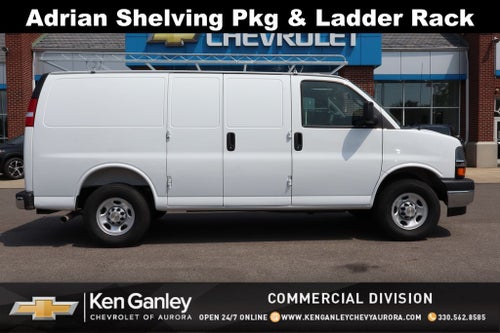 2025 Chevrolet Express 2500 Work Van Cargo w/ Adrian Shelving Pkg & Ladder Rack