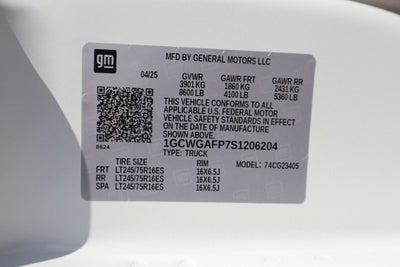 2025 Chevrolet Express 2500 Work Van Cargo w/ Adrian Shelving System