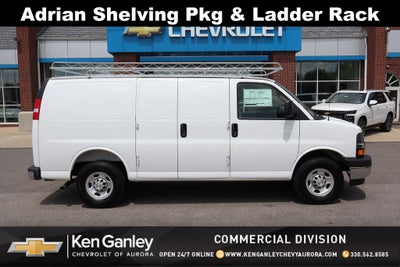 2025 Chevrolet Express 2500 Work Van Cargo w/ Adrian Shelving Pkg & Ladder Rack