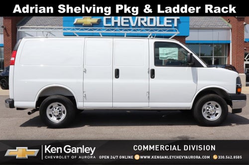 2025 Chevrolet Express 2500 Work Van Cargo w/ Adrian Shelving Pkg & Ladder Rack