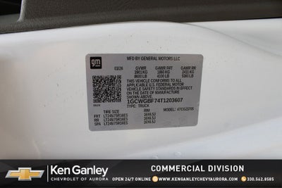 2026 Chevrolet Express 2500 Work Van Cargo