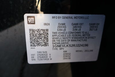2024 Chevrolet Traverse RS