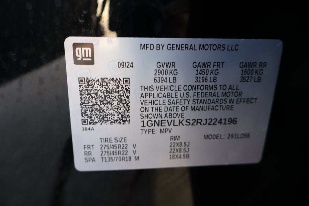 2024 Chevrolet Traverse RS