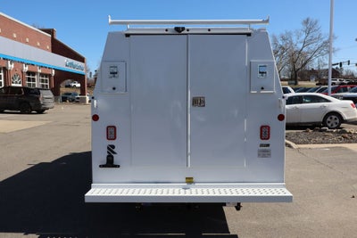 2026 Chevrolet Express 3500 Work Van w/ Reading Aluminum Enclosed Service Body Cutaway