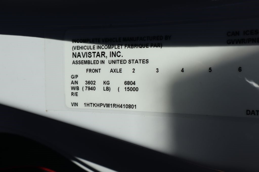 2024 Chevrolet Silverado 6500HD Medium Duty 1WT Chassis-Cab 201"WB 120"CA