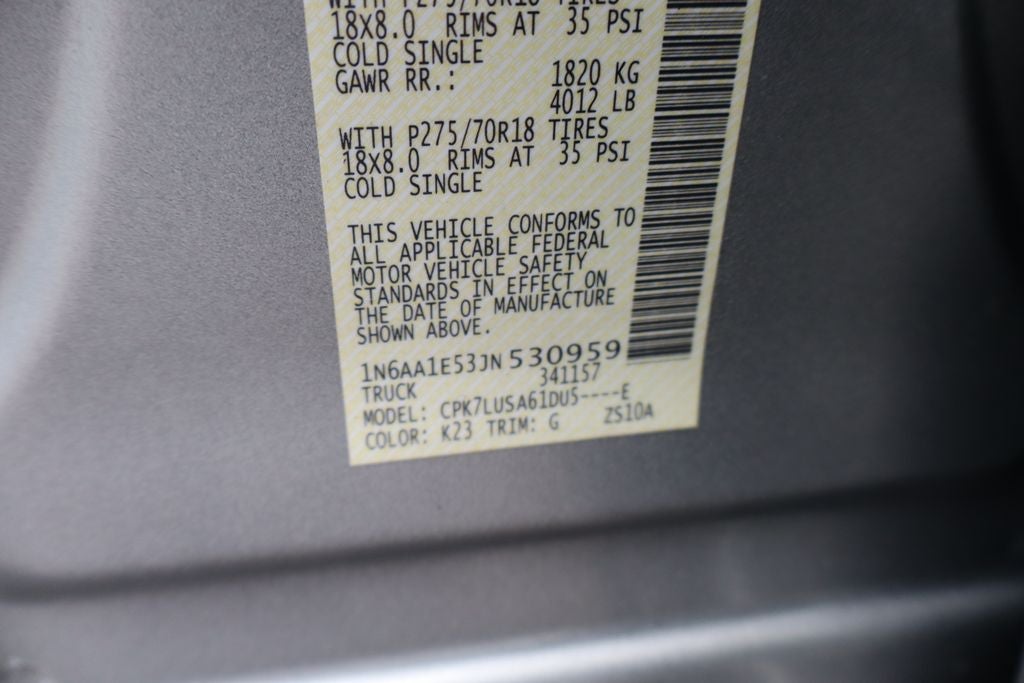 2018 Nissan Titan PRO-4X