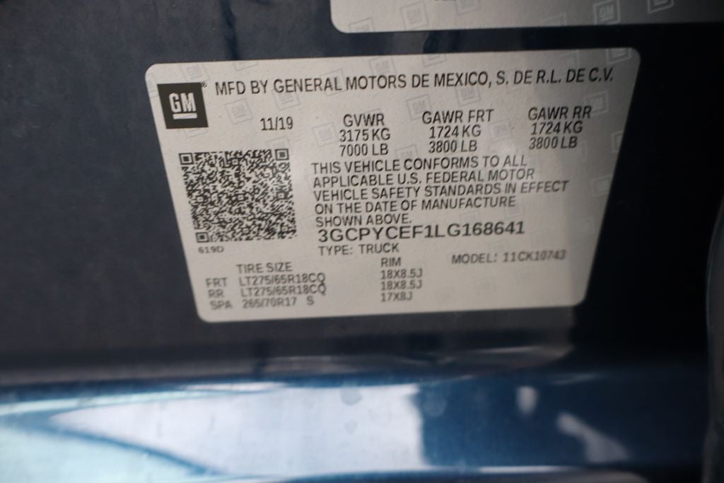 2020 Chevrolet Silverado 1500 Custom Trail Boss