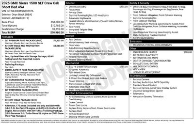 2025 GMC Sierra 1500 SLT