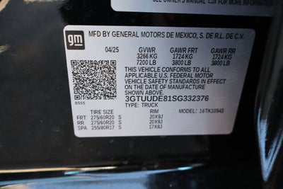 2025 GMC Sierra 1500 SLT