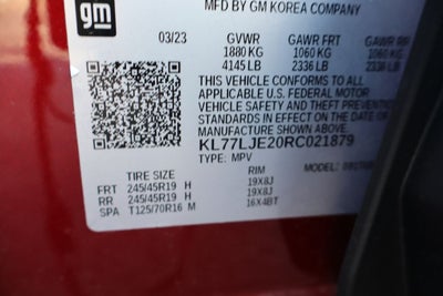 2024 Chevrolet Trax 2RS