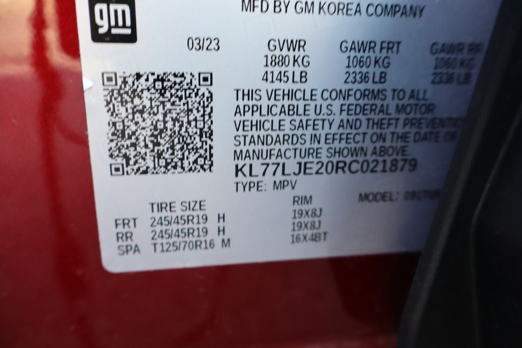 2024 Chevrolet Trax 2RS