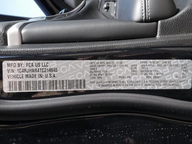 2026 Jeep Grand Cherokee Laredo Altitude