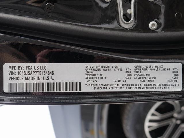 2026 Jeep Grand Wagoneer L 4x4