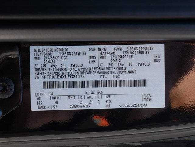 2020 Ford F-150 XLT