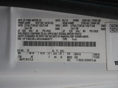 2014 Ford E-350SD Commercial