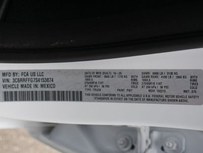 2025 RAM 1500 Big Horn/Lone Star