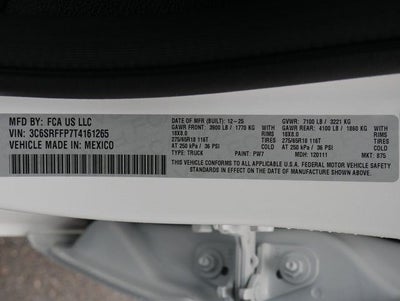 2026 RAM 1500 Big Horn/Lone Star