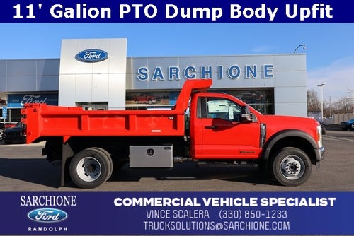 2026 Ford F-600SD XL DRW w/11' Galion PTO Dump Body