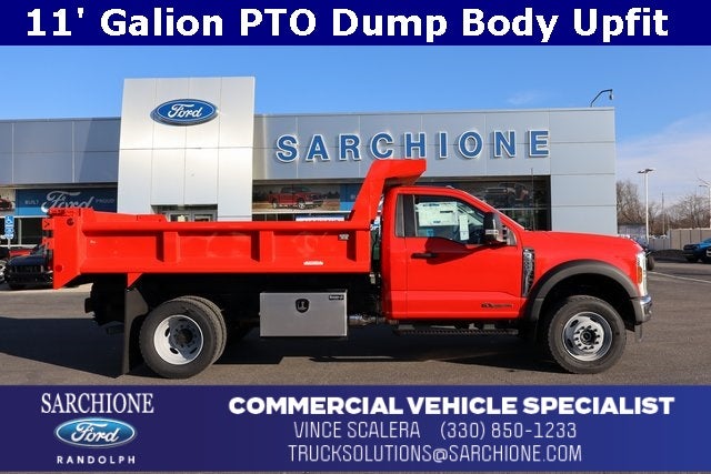 2026 Ford F-600SD XL DRW w/11' Galion PTO Dump Body