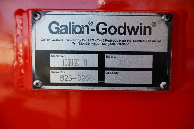 2026 Ford F-600SD XL DRW w/11' Galion PTO Dump Body