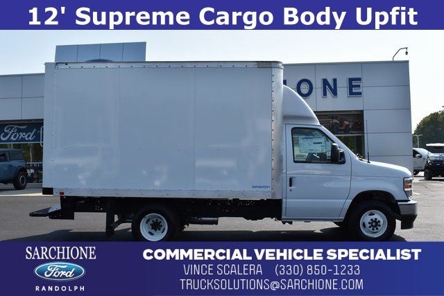 2025 Ford E-350SD Cutaway DRW w/12' Supreme Cargo Body