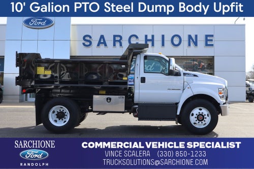 2026 Ford F-750SD DRW w/10' Galion PTO Dump Body