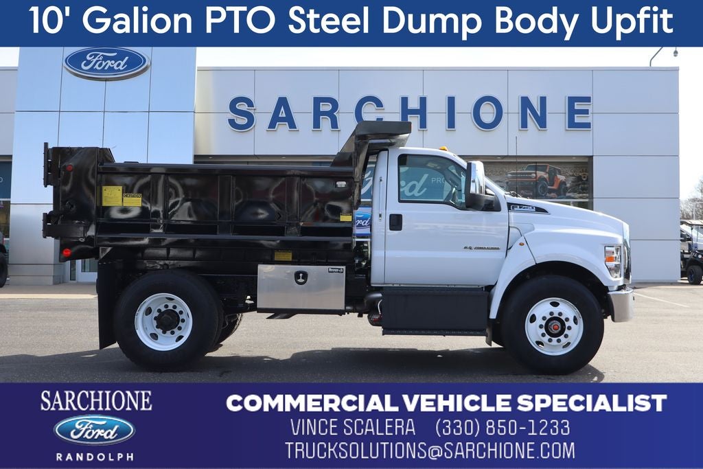 2026 Ford F-750SD DRW w/10' Galion PTO Dump Body