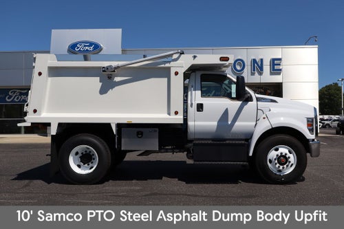 2027 Ford F-750SD DRW w/10' Samco PTO Steel Asphalt Dump Body
