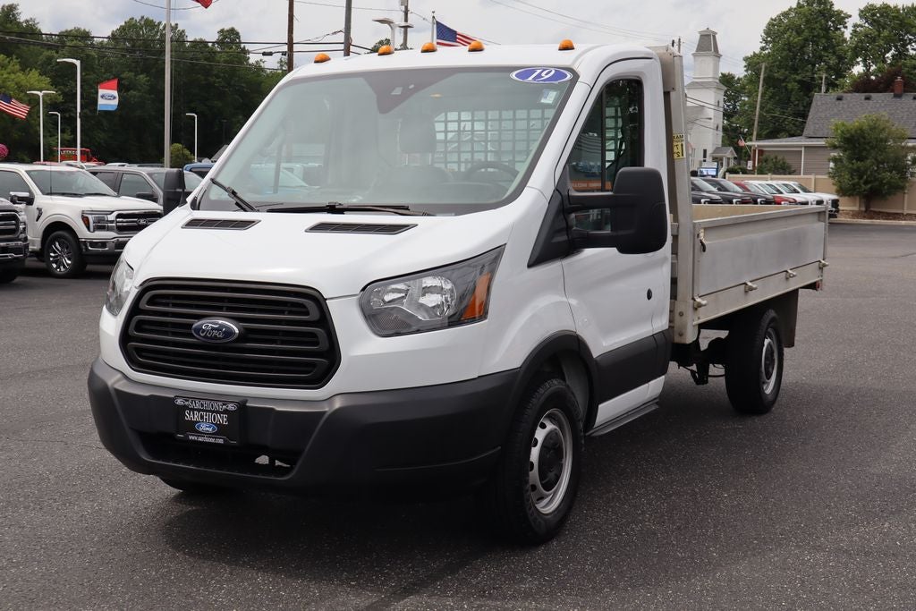 2019 Ford Transit-250 SRW C/C w/10.5' Aluminum Flat Bed
