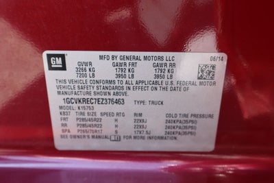 2014 Chevrolet Silverado 1500 LT LT1