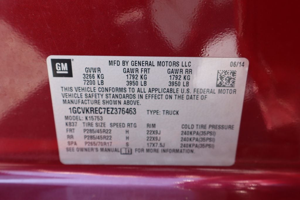 2014 Chevrolet Silverado 1500 LT LT1