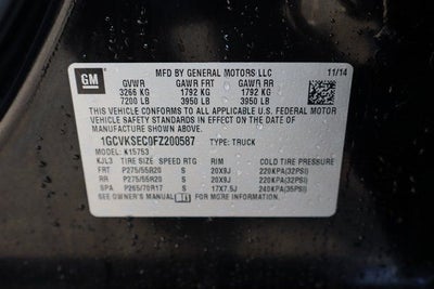 2015 Chevrolet Silverado 1500 LTZ 1LZ